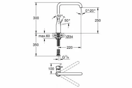 Cмеситель для мойки Grohe 30269000