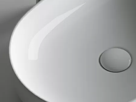 Умывальник чаша накладная овальная Ceramicanova Element 600*415*135мм, Белый, CN6047
