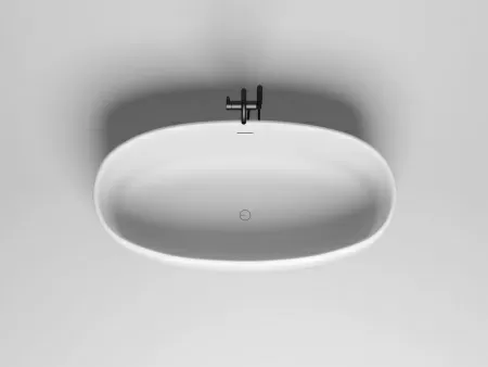 Ванна отдельностоящая Salini LUCE 170x85, S-Stone, матовый белый 100121M