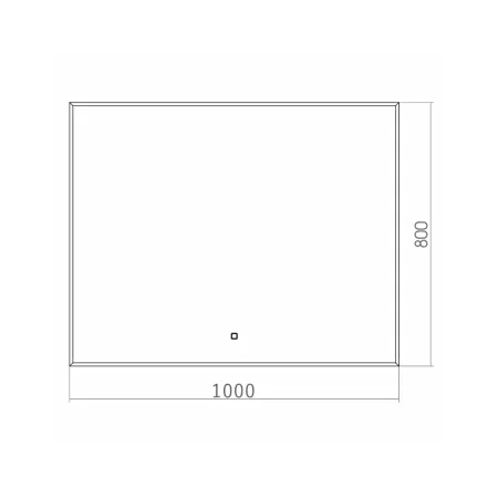 Зеркало Toppus Silk 100x80 2911.001