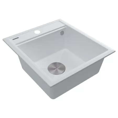 Мойка Paulmark STEPIA 45 PM114651-WH 510х460х200 мм, IT-GRANIT, белый