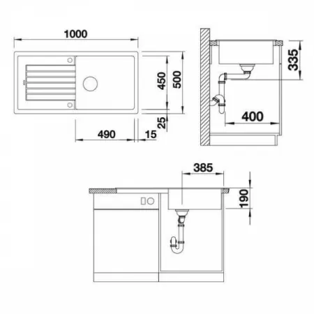 Кухонная мойка Blanco Zia XL 6S Серый беж