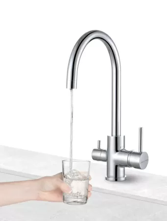 Смеситель для кухни Paulmark ESSEN Es213211-418(BLM), черный металлик