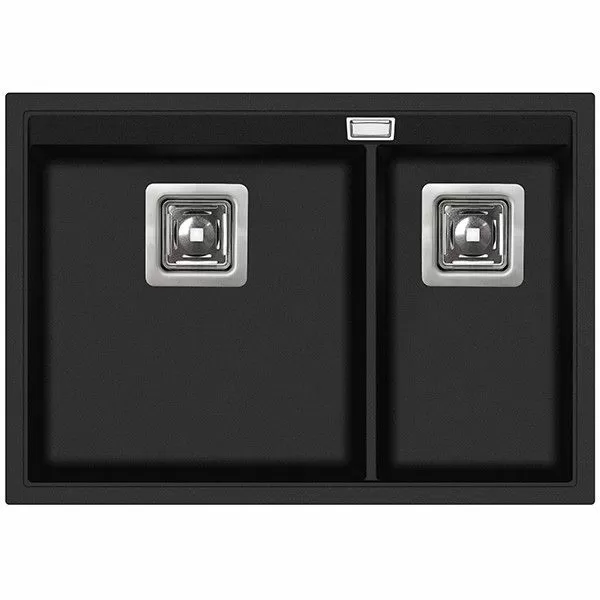 Кухонная мойка Aquasanita Delicia SQD150AW (black metallic 601)