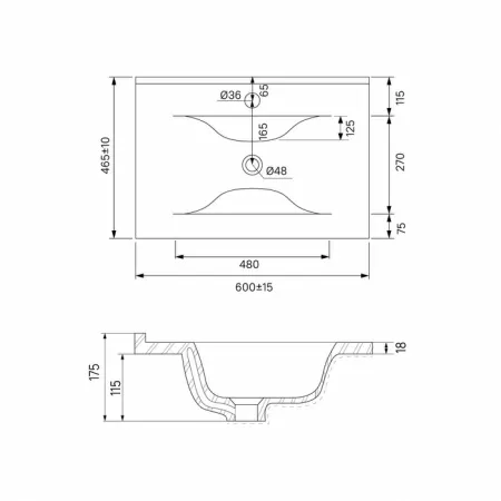 Тумба под умывальник IDDIS Cloud CLO60W0i95