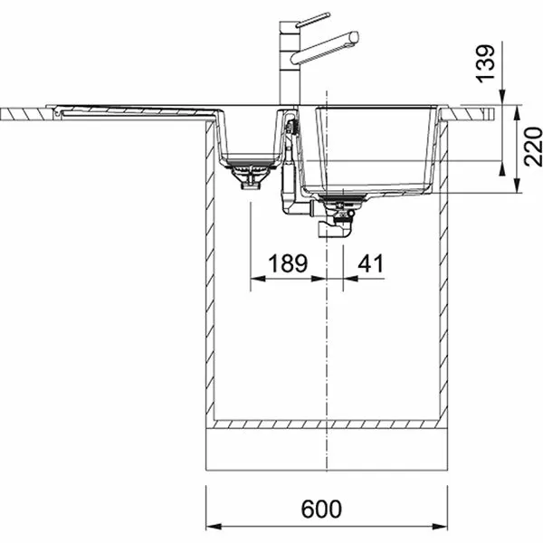 Кухонная мойка Franke Urban UBG 651-100 Оникс 114.0595.437