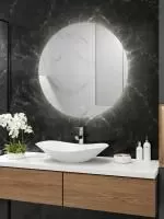 Зеркало Reflexion Hoop RF4343HO с фоновой подсветкой, к/с, диммером, антипаром D800