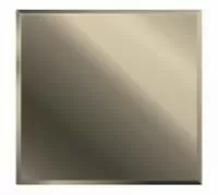 Плитка зеркальная Континент квадрат фацет бронза 150х150 (комплект 4 шт.)
