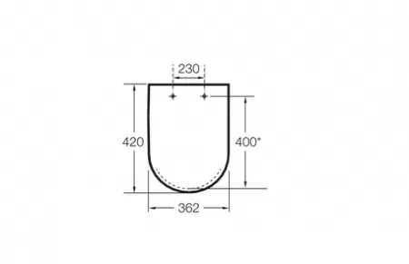 Сиденье для унитаза Roca Meridian 78012AC00B