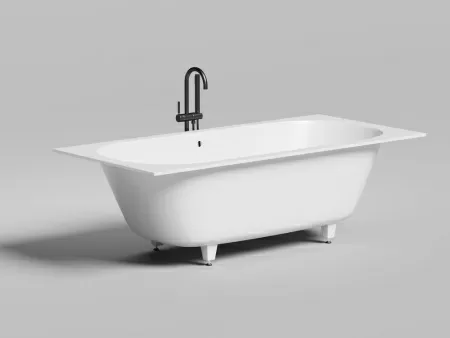 Ванна встраиваемая Salini ORNELLA AXIS 190x90, S-Sense, матовый белый 103412M