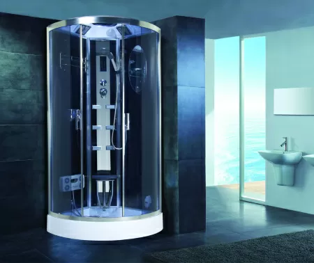 Душевая кабина Niagara Ultra NG-902-01 (100х100х220) низкий поддон(16см),стекло тонированное,5 мест