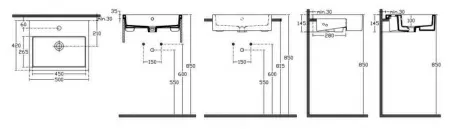 Раковина Isvea Purita 50 см, цвет белый 10PL52050SV