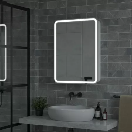 Зеркало-шкаф Reflexion Circle LED 550х800 RF2107SR