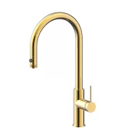 Смеситель для кухни Paulmark GALANT Ga213077-SBG, светлое брашированное золото