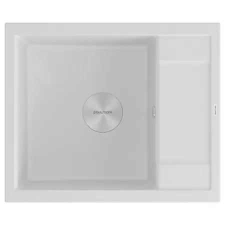 Мойка Paulmark FLUGEN 50-600 PM216050-WH 500х600х200 мм, IT-GRANIT, белый