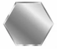 Плитка зеркальная Континент соты фацет серебро 200х170 (комплект 4 шт.)