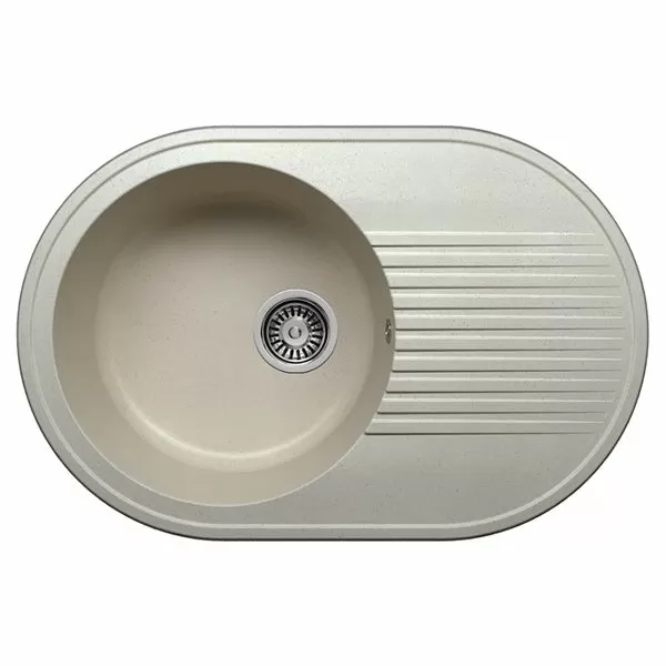 Кухонная мойка Polygran F-16 50x76 серый