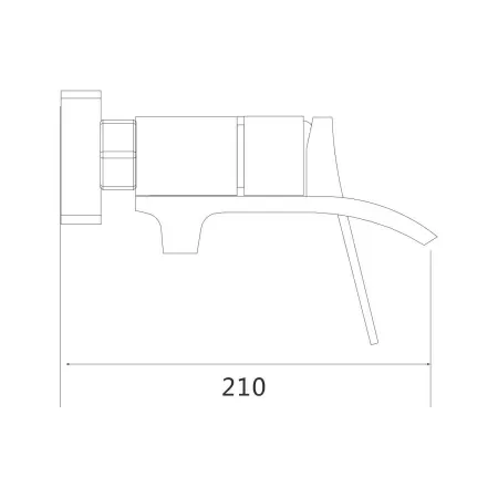 Смеситель для ванны Shevanik S4102, хром