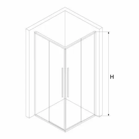 Душевой уголок RGW SV-31 32323100-11 100х100х195 см, хром