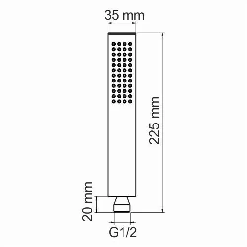 Лейка для душа WasserKRAFT Glan A209