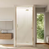 Душевая дверь Veconi Vianno VN-73RG/R, 1200x1950, Золото брашинг, стекло дождь